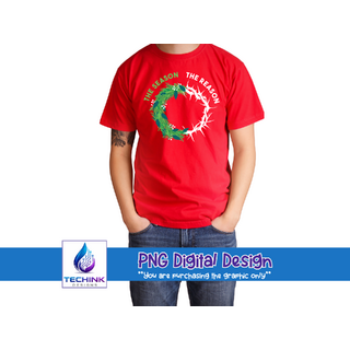 The Season The Reason Wreath (DTF PNG Graphic)