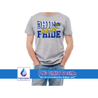 Can't Hide That Bear Pride (DTF PNG Graphic)