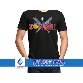 Lady Saints Softball (DTF PNG Graphic)