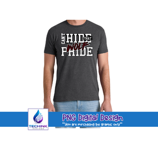 Can't Hide That Wolf Pride (DTF PNG Graphic)