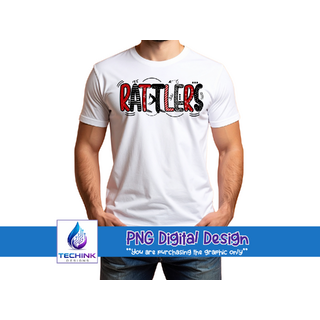 Rattlers Graffiti (DTF PNG Graphic)