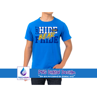 Can't Hide That Bear Pride (DTF PNG Graphic)