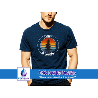 Cody, WY (DTF PNG Graphic)
