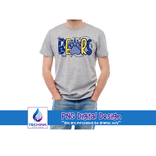 Bears Graffiti (DTF PNG Graphic)